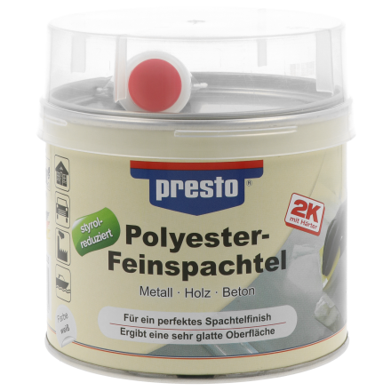Mastic fin réduit en styrène
