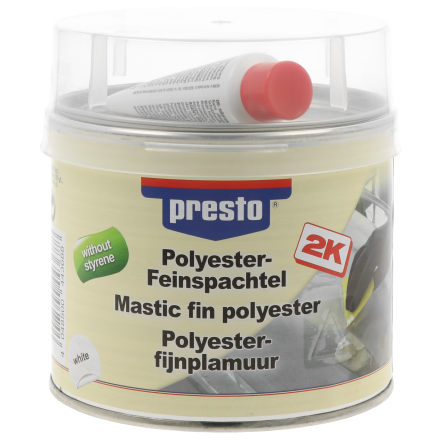 Mastic fin sans styrène