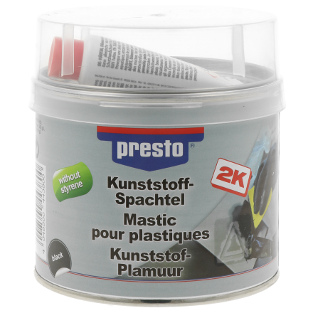 Mastic plastique sans styrène